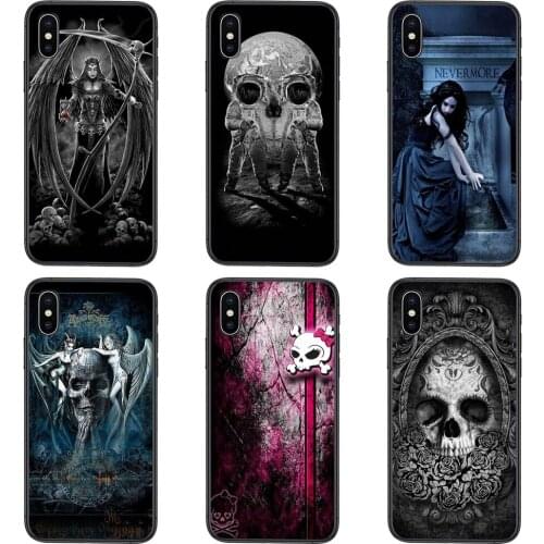 Soft TPU Live Love Phone Gothic Skulls Future For Huawei Honor 10X Lite Case V40 Lite Play 5T 20 9S 9C 9X