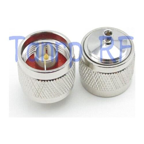 N male plug RF connector adapter crimp for RG316 RG174 RG179 RG188 cable Free shipping! wholesale