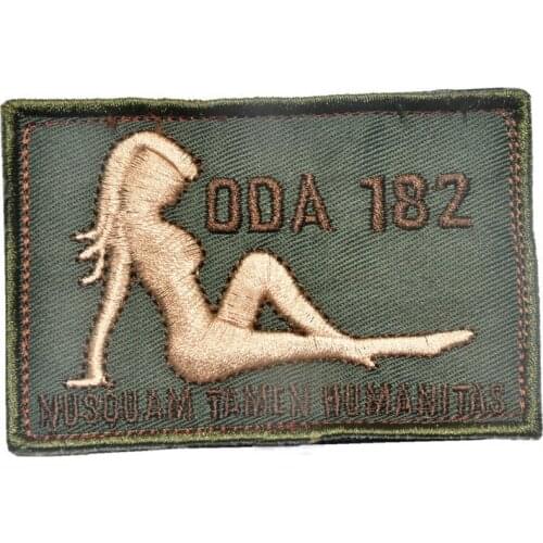 ODA-182 1st. Special Force patches hook &LOOP US army patch ISAF combat Tactical Military for VEST cloth CUSTOM
