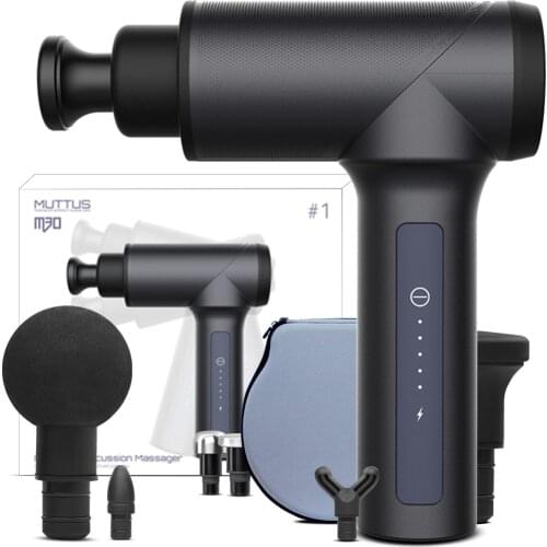 Percussion Massage Gun , MUTTUS M30 , Handheld , Best Deep Tissue Massager for Muscle Pain Relief, 3200 Per Minute, 35-50 Db Noi