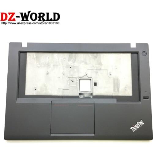 New Original for ThinkPad T440 Keyboard Bezel Palmrest Cover 04X5468 SWG with Touchpad Fingerprint Reader and Connecting Cables