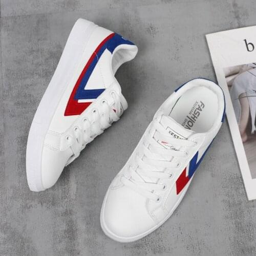 Men And Women Canvas Shoes Man Fashion Breathble Vulcanized Shoes Women Lace up Casual Shoes White Men And Women Flats Shoes