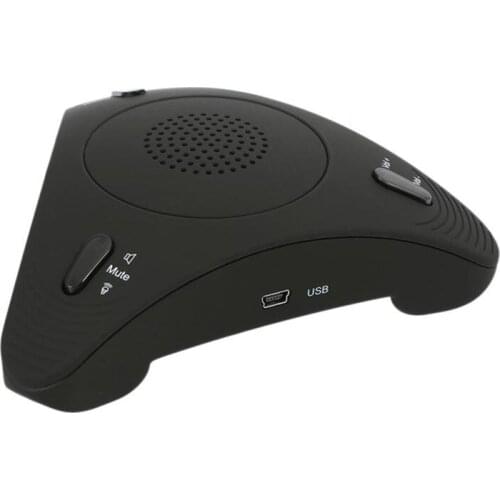Usb Desktop Computer Conference Omnidirectional Condenser Microphone Mic Speaker Speakerphone For Business Video Meeting