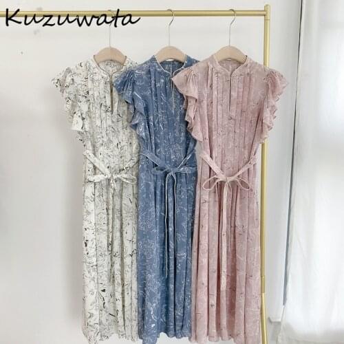 O Flying Neck Short Sleeve Temperament Dress Women High Waist Hip A Line Long Slim Vestidos Summer 2021 New Robe Print