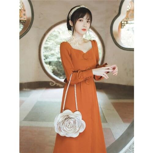 2019 new fashion womens clothing autumn dresses white dress