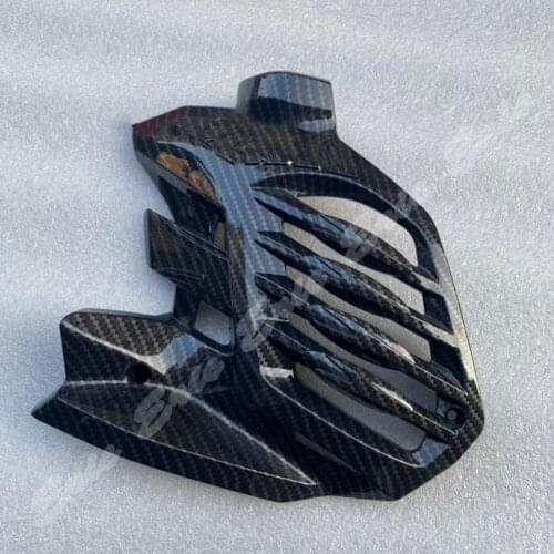 1PC Carbon Fiber Printed ABS Plastic Radiator Tank Trim Cover For YAMAHA NMAX155 2020