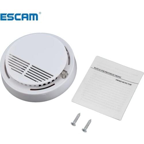 1PC Smoke Detector Smokehouse Combination Fire Alarm Home Security System Firefighters Combination Smoke Alarm Fire Protection