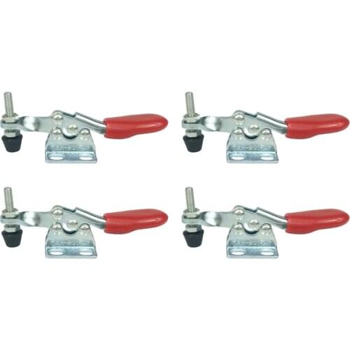 4PCS GH-201A 27KG Vertical Quick-Release Toggle Clamp Hand Clip Tool Set