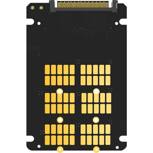 MAIWO KT047 M.2 SSD to U.2 Adapter 2in1 M.2 NVMe and SATA-Bus SSD to PCI-e U.2 Adapter PCIe M2 Converter for Desktop Computers