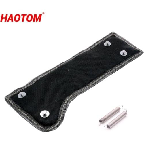 Car Turbo Steel Mesh Heat Shield Stitch Blanket Cover WRAP+Spring For Subaru WRX TD05H VC22 VF34 VF36 VF37 VF38 VF42 Turbine