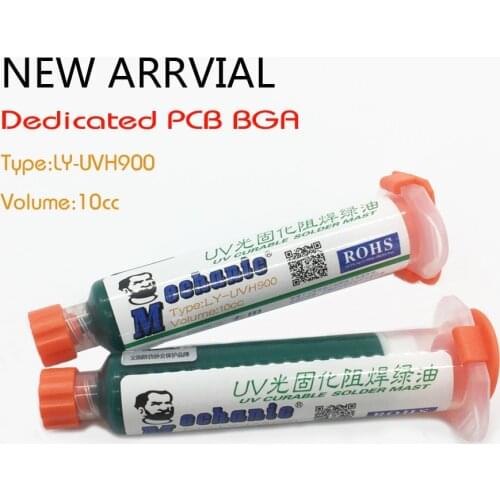 Free shipping 10ML GREEN UV SOLDER MASK BGA PCB PAINT PREVENT CORROSIVE ARCING Soldering Paste Flux PCB UV Photosensitive Inks