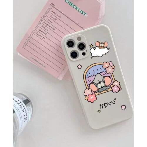 Japan cute mouse Phone Case For SAMSUNG Galaxy A71 A72 M31 S21 ULTRA S20 M51 A20 NOTE20 M10 A50 A52 A32 A41 A52 A11 M30 s9 case