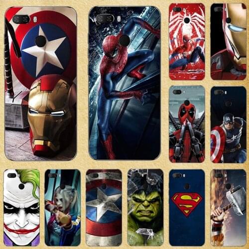 Super Hero Phone Case Cover For Lenovo K8 K10 K6 Note Plus Power Soft Silicone Back cover Bags For Lenovo K5 K3 Note Plus Bags
