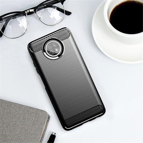 For Xiaomi Redmi Note 9T 5G Case Rubber Silicone Carbon Fiber Cover For Redmi Note 9T 5G Phone Case For Redmi Note 9T 5G Case