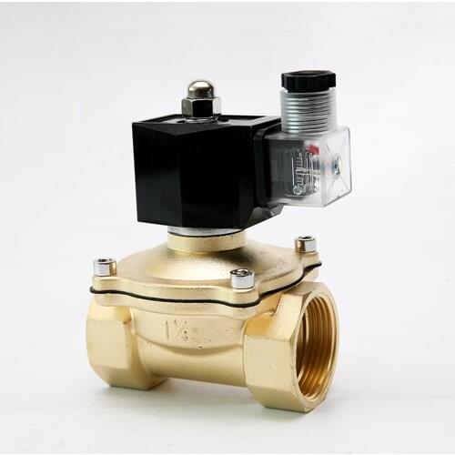1-1/4" Brass IP65 Waterproof Liquid Solenoid Valve Normally Closed Normally Open Solenoid Valve