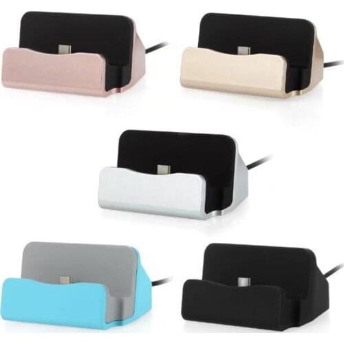 Charging Base Dock Station For iPhone X 8 7 6 USB Cable Sync Cradle Charger Base For Android Type C For Samsung S9 Stand Holder