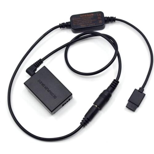 LP-E17 dummy Battery + Adapter Cable for DJI Ronin-S to Supply Power for Canon EOS M3 M5 M6 EOS-M3 EOS-M5 EOS-M6