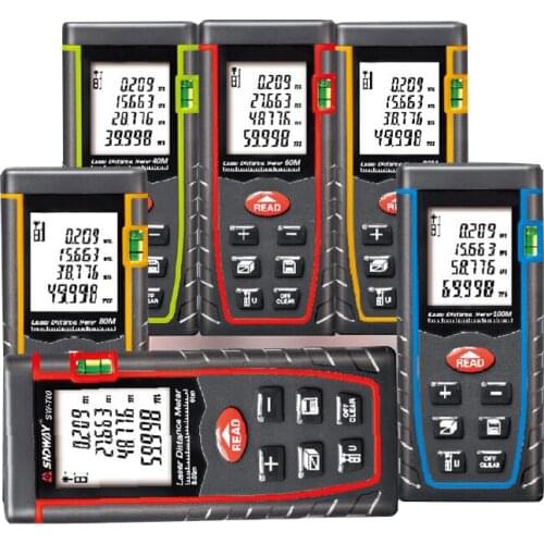 Laser distance meter 40M 60M 80M 100M laser rangefinder range finder laser tape measure build device roulette trena ruler