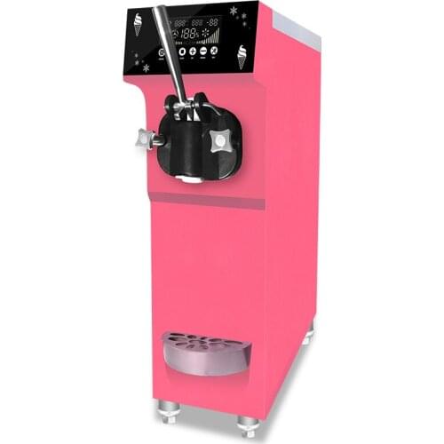 Customized 12L/H Capacity Ice Cream Machine Commercial Soft Ice Cream Machine One Flavor Soft Ice Cream Making Machine