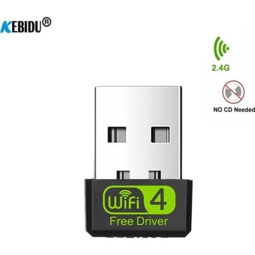 KEBIDU Free Driver 150M Mini USB WiFi Adapter WiFi Lan antenna Wireless Computer Network Card RTL8188GU LAN wi-fi adapters