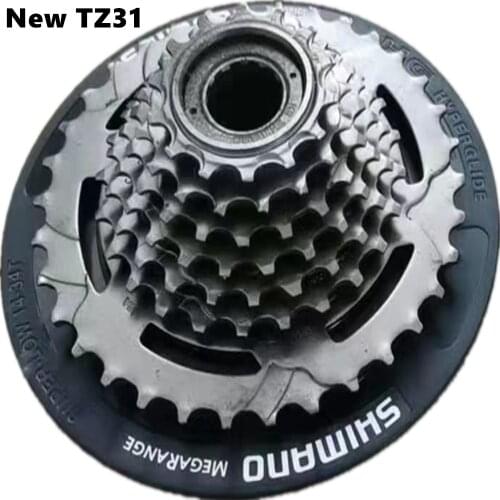 New TZ31 Positions 7-speed Rotary Flywheels for Bicycle Accessories Mountain Bike Parts Freewheel Black Cn(origin) Steel