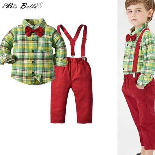 Baby Boy Spring Autumn Clothes Set Fashion Wedding Party Kids Boys Clothing Suit 1-7 Years Infant Children Boy Clothing Costumes