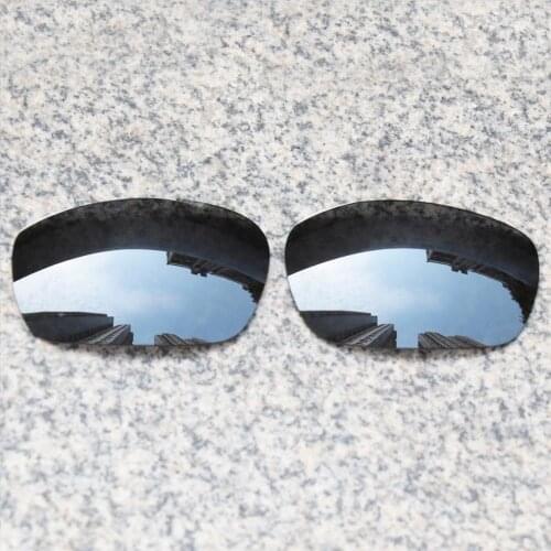 Wholesale E.O.S Polarized Enhanced Replacement Lenses for Oakley Jawbone Sunglasses - Black Chrome Polarized Mirror