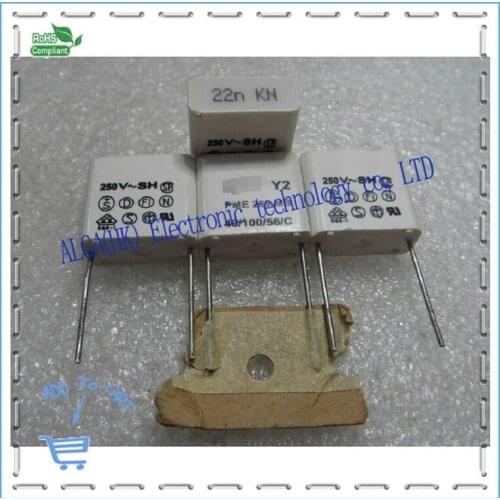Sweden is produced PME289 Y2 safety film capacitor 0.022 uf and nf / 250 vac P = 15 mm