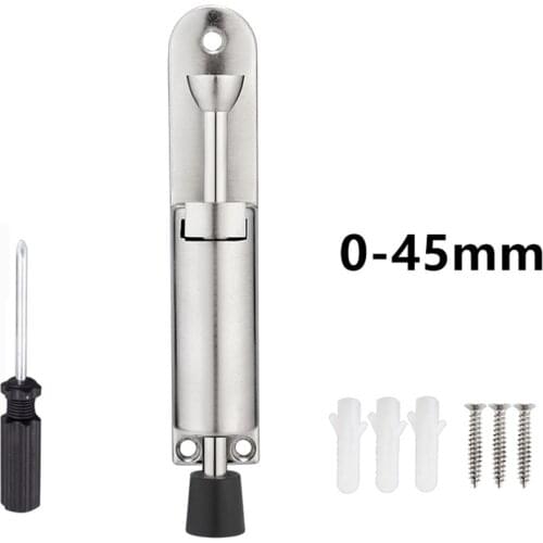 Zinc Alloy Foot Door Stopper Door Locator Brake Stopper Invisible Anti-Collision Stop To Block Doors Pedal Door Stop With Screws