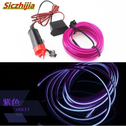 3 m LED cold light car styling decoration for Audi Q3 Q5 SQ5 Q7 A1 A3 S3 A4 S4 RS4 RS5 A5 A6 S6 C6 C7 S5 A7 S7 A8