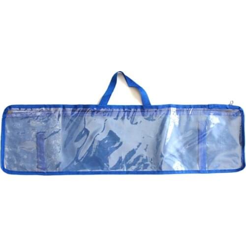 Triangle Or Rectangle Fishing Bag Transparent Fish Bag Large Capacity Plastic Material Foldable Fishing Rod Bag