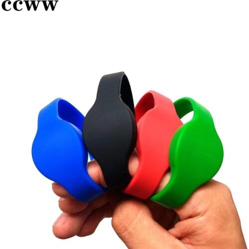 1Pcs High Quality 13.56MHz S50 1K Read Only Waterproof NFC Bracelet Wristband RFID IC Wrist Band Tag Card Fast Shipping