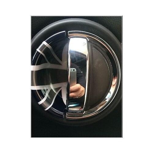 2 Pcs Union Jack Car Interior Door Handle Decor Covers For Mini Cooper F55 F56