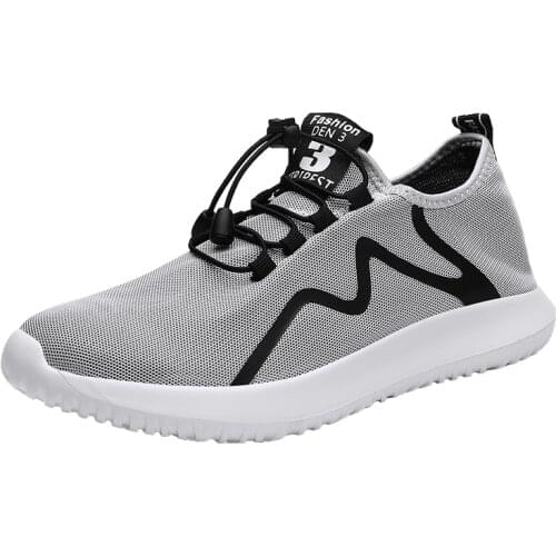 2020 Fashion Mesh Breathable Men Sneakers Non-Slip Casual Shoes Men Lightweight Running Shoes Hard-Wearing Sports Footwear