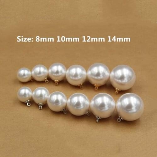 100pcs/lot DIY Handmade Jewelry Accessories Pearl Bead Charm Bijoux For Women Making Earring Bracelet Necklace Headwear Material
