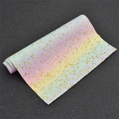 A4 21x29cm Glitter Synthetic PU Leather Fabric Sheet Handmade Hair Bows Garment Patchwork Diy Crafts Materials