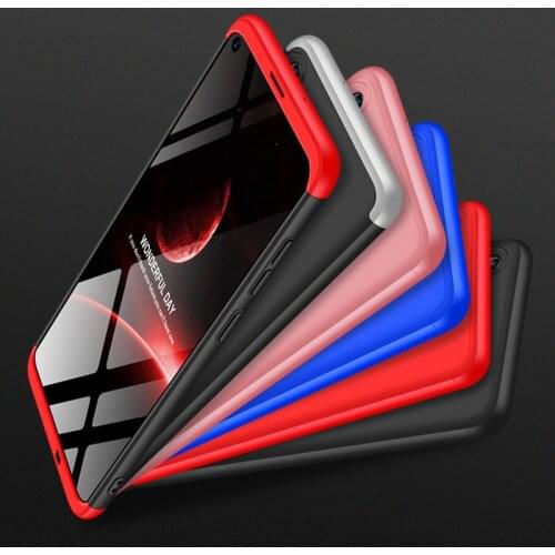 For HONOR 9C Case 6.39" 3 IN 1 360 Full Protection Shockprrof Matte Cover for Huawei Honor 9C 9 C Y7p AKA-L29 Funda Capa Coque