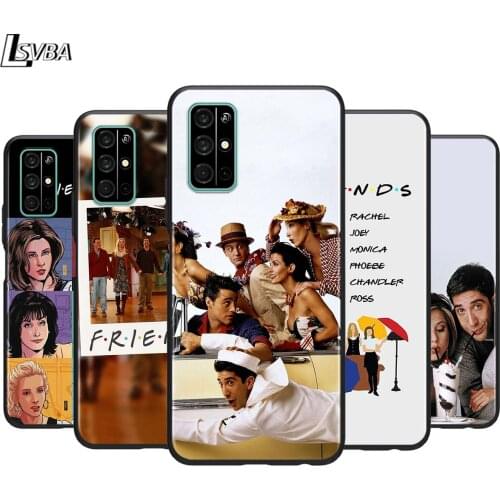 Friends TV Show Series for Huawei Honor 30 20S 20 10i 9S 9A 9C 9X 8X 10 9 Lite 8A 7C 7A Pro Phone Case Black Cover