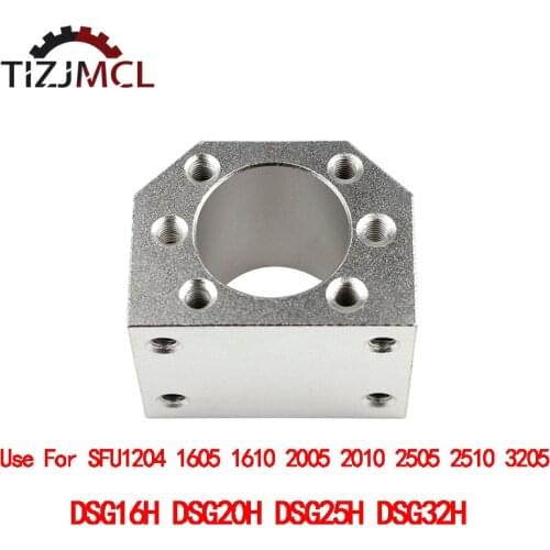 DSG16H DSG20H DSG25H DSG32H Ballscrew Nut Housing Seat Aluminium Alloy Material Mount Bracket Holder For SFU1605/2005/2505/3205