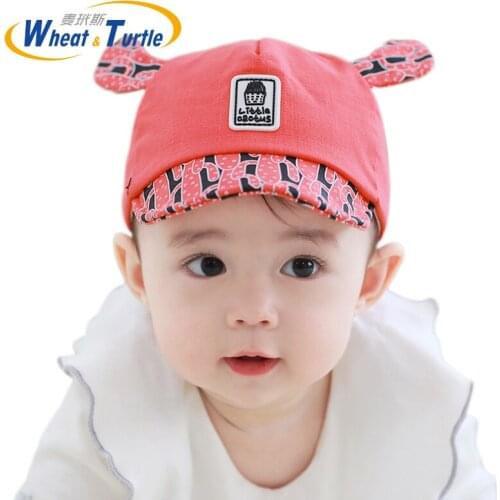 Baby Caps New Girl Boys Cap Summer Hats For Boy Infant Sun Hat With Ear 2020 Sunscreen Baby Girl Hat Spring Baby Accessories