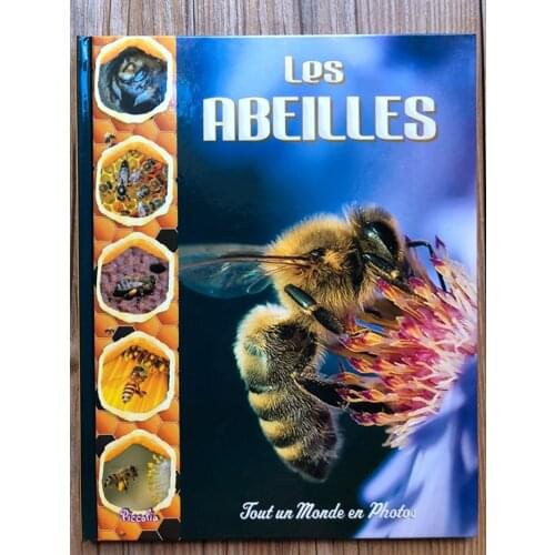 Parent Child Kids Toddler Baby French Book Honeybee Knowledge Puzzle Education Enlightenment Lovely Picture Cardboard Book Age 8