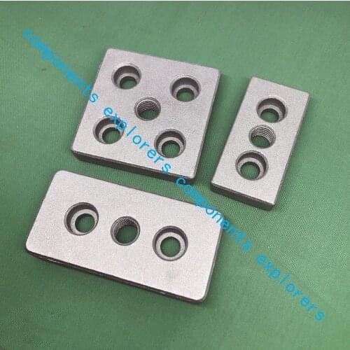 End Connection Plate 3060 4080 6060 8080 Aluminum Face Plate Corner Bracket Adjust The Feet To Support The Bottom Plate