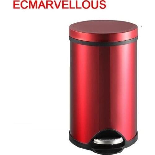 Papelera Habitacion Garbage Bag Reciclaje Trash Poubelle De Cuisine Cocina Pedal Recycle Lixeira Dustbin Cubo Basura Rubbish Bin
