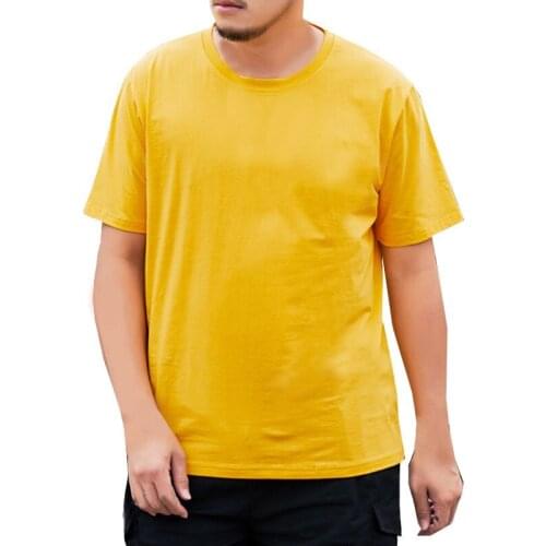 Summer men t shirt 5XL 6XL Bust 136cm plus size cotton short sleeve tshirt men