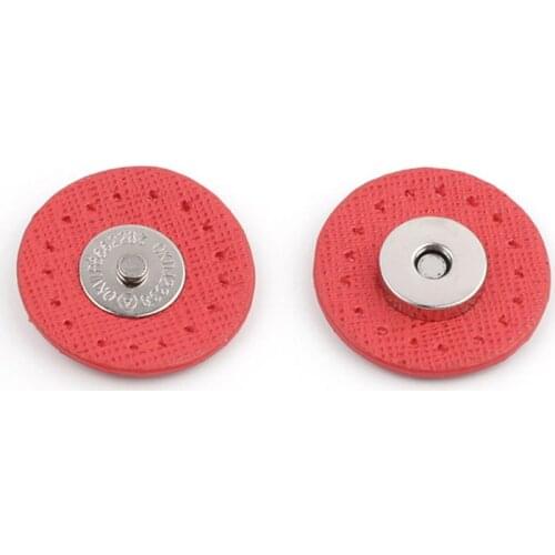 Circle Sew-on Magnetic Button Bag Clasp Snaps Metal Fastener Sewing Craft DIY