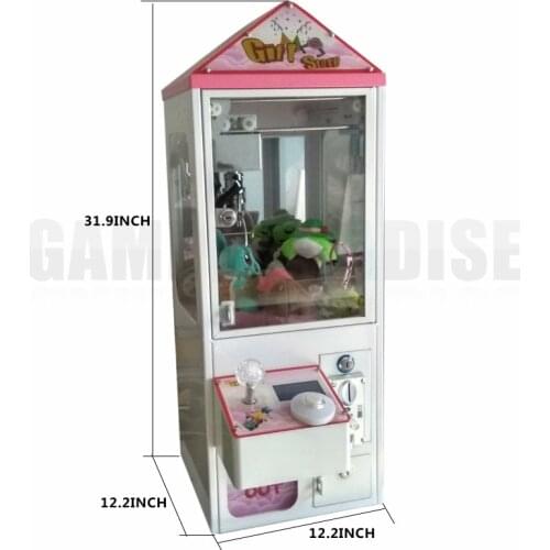 Bartop Mini Arcade Claw Crane Machine candy toy catcher machine with coin operated For Sale 5 year warranty
