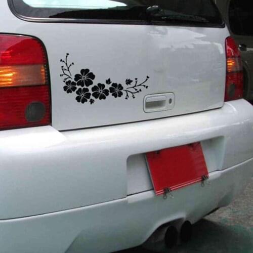 Fashion Flower Blossom Car Decal Sticker Auto Truck Bumper Door Window Decor