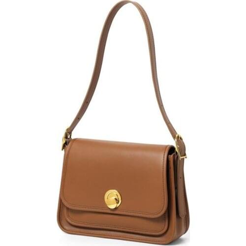 2021 New Trendy leather Messenger Bag High-quality fashion high-end western style one-shoulder armpit bag small square bag