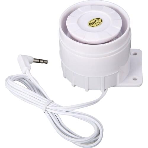 Security 433MHz External Speakers Wired Alert Siren Kits 3.5mm 15W 12DC for Smart Home Security Alarm System