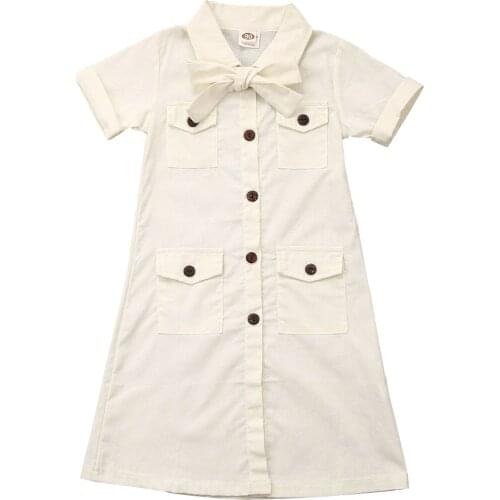 Girl Dress 2020 Toddler Kids Baby Girls Trench Coat Jacket Windbreaker Outerwear Clothes 2-6Y